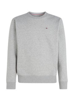 Buy Tommy Jeans Men's Sweatshirt - Regulat Fit - Sportswear - Cotton , Grey in Saudi Arabia