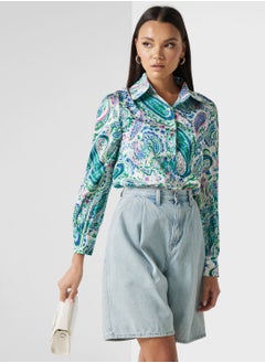 اشتري Printed Button Down Shirt في الامارات