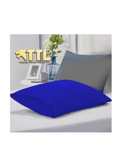 Buy Pillowcase for Home, Hotels & Touristic Village/Modern Design from Tigers,BLUE,55cm*75cm in Egypt