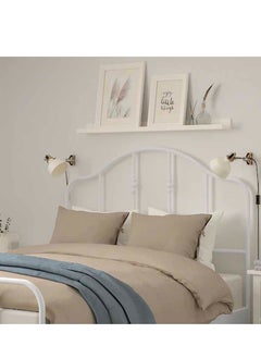 Buy White Iron Bed 190X90 CM in Saudi Arabia