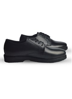 اشتري Men's shoes, natural leather - black في مصر