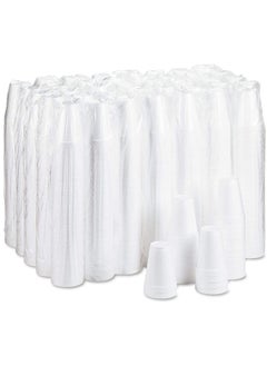 Buy 500-piece set of 6oz disposable foam cups, perfect for both hot and cold beverages like coffee, tea, hot cocoa, soup, broth, smoothies, soda, and juice in UAE