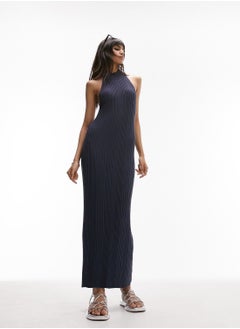 Buy High Neck Ribbed Dress in Saudi Arabia