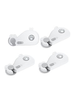 Buy Cabinet Locks For Babies, 4 Pack Cabinet Locks, Child Proof Cabinet Latches, 3M Adhesive Child Safety Locks For Doors,Fits Perfectly For Locking Cabinets,Doors, Drawers,Refrigerator,Windows… in Egypt