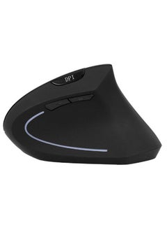 Buy Vertical Ergonomic Design Optical Mice For Laptop PC MacBook Black in UAE