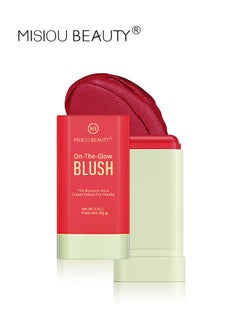 Buy On The Glow Blush,The Moisture Stick Cream Colour For Cheeks,Highlighting ​Color Silky Powder Blusher Stick Natural Glow Silly Blusher Light and Soft Feeling The Apply On Your Face（#03） in UAE