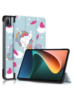 Buy Tablet Case for Xiaomi Mi Pad 5 / Mi Pad 5 Pro （11inch）2021 Folding PU Leather Smart Cover With Wake Sleep (Color horse) in Saudi Arabia