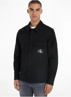 Buy Monogram Regular Fit Patch Pocket Shirt in Saudi Arabia