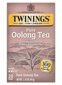 Buy Pure Oolong Tea 20 Tea Bags 1.41 oz (40 g) in UAE