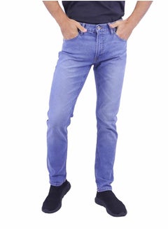 اشتري Men's Low Rise Skinny Jeans - Blue في السعودية