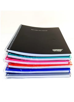 Buy 6-Piece A4 Size Four Line Exercise Notebook Multicolour in UAE