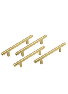 اشتري Robustline Highly Quality Metal Drawer Pull Handle - Cupboard Handle (Pack of 4) Golden - 10MM X 96MM - 161 في الامارات