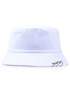 Buy Unisex deep cotton foldable bucket hat with rings in Egypt