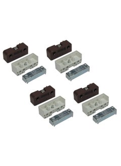 Buy Pack Of 8 Heavy Duty Multipurpose Knockdown Fitting Jointing Connector For Use In Furniture Cupboard Fitting Screw Type 231 White in UAE