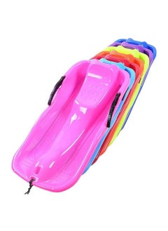 Buy Outdoor Sports Plastic Skiing Sled Luge Snow Grass and Sand Board Random color 1pc in UAE