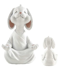 اشتري 1 Piece of Rabbit Figure Meditation Yoga Series Home Decoration في السعودية