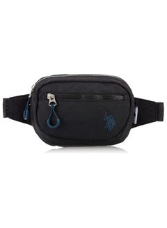 Buy U.S. POLO ASSN. New Knock in Waist Bag Polyester Black 20x4x14, BLACK, Contemporary in Egypt