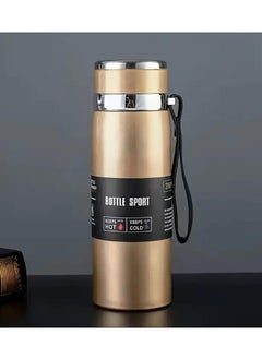 Buy QSHOP® Stainless Steel Vacuum Insulated Thermal Bottle, Leak Proof BPA Free Travel Coffee Tea Sports Bottle Keep Drinks Hot or Cold in Egypt