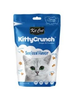 Buy Kitty Crunch Seafood Flavor Multicolour 60g in Saudi Arabia