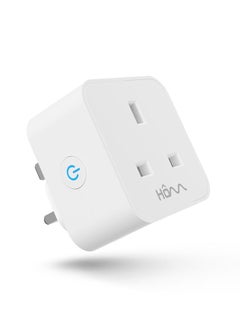 Buy HOMM by blupebble Power One Smart Plug with Wifi and Bluetooth Voice Controlled, Wireless Smart Socket, Device Sharing, Without Energy Monitoring No Hub Required in UAE