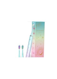 Buy The sesgo 03Y7 color-changing electric toothbrush contains 3 brush heads and has multiple brushing modes and built-in time in Saudi Arabia