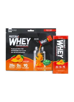 Buy Protein2o Whey Protein Isolate, Orange Mango, Packs of 20x1.13 Oz in UAE