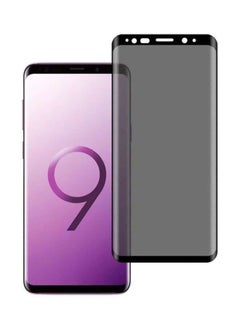 Buy Privacy Tempered Glass Screen Protector For Samsung Galaxy S9 Clear/Black in UAE