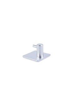 Buy Tanner Self Adhesive Wall Hook 4.5x4.5x3.1cm  Silver in UAE