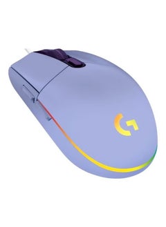 Buy G203 2nd Gen Wired Gaming Mouse, 8,000 DPI, Rainbow Optical Effect LIGHTSYNC RGB, 6 Programmable Buttons, On-Board Memory, Screen Mapping, PC/Mac Computer and Laptop Compatible in UAE