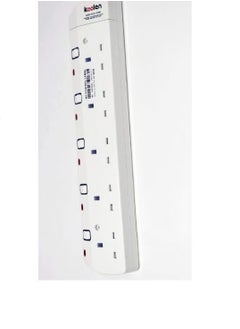 Buy Koolen Plug Socket with Five Plugs, 5 Meter Cable Length in Saudi Arabia