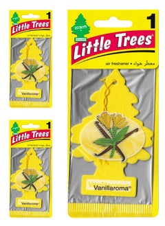 Buy 3 Pcs Hanging Paper Card Air Freshener, Vanillaroma in UAE