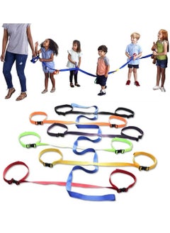 اشتري Children's Classroom Supplies Walking Rope, Safety Walking Rope With Colorful Handles, Child Anti-Lost Safety Walking Rope,Colorful Walking Rope With Handle, 340 x 30 x 4 cm في الامارات