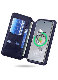 اشتري Wallet Wireless Power Bank for Oneplus 12 Compatible with MagSafe Battery Pack Wireless Portable Charger Magnetic Wallet Blue في الامارات