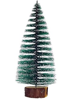 Buy Glitter Christmas Tree With Wood Stand Decoration in Egypt