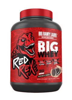 اشتري RED REX -BIG WHEY-COOKIES & CREAM -1020 G في مصر