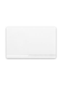 Buy Double 2 Gang Blank Plate - 3x6" Matte White/Ivory Finish - Decorative Wall Cover Plate in UAE