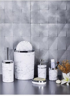 Buy White marble bathroom set in Saudi Arabia