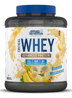 Buy Applied Nutrition Critical Whey Blend, Banana Milkshake, 2 Kg in UAE