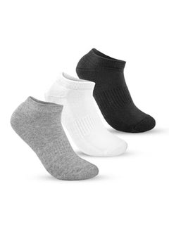 اشتري STITCH Men's Pack of 3 Half Terry Ankle Casual Socks في مصر