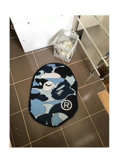 Buy BAPE Blue Rug, 31in W* 2BAPE Rug, 31in W* 23in L (60*80cm )Decor Modern Rug, Hypebeast Rug, Kids Room Rug, A Bathing APE3in L (60*80cm )Decor Modern Rug in UAE