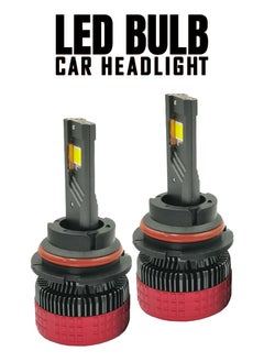 Buy Car Headlight LED Bulb 9007 125W 8500LM 6000K DC9-32V Tesla Plus Super Light 120000 More Light More Life ROCA in Saudi Arabia