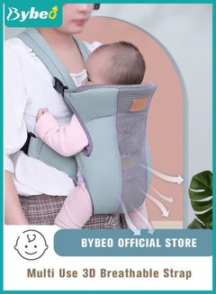 Buy Baby Adjustable Wraps Carrier, Breathable Ergonomic Front Facing/Back Carriers for Newborn Newborn to Toddler 0-15kg, One Size Fits All in UAE