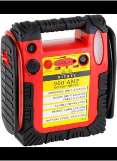 Buy 4 In 1 Heavy Duty Jump Starter 900 AMP With LED Light in UAE