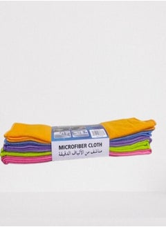 Buy 10-Piece Microfiber Cleaning Cloth Set multicolor in UAE