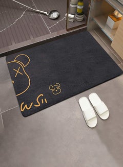 Household Items Diatom Mud Cushion Door Mat Water Absorption Quick Dry Mat  Toilet Door Mat Bathroom Toilet Non-slip Bathroom mat