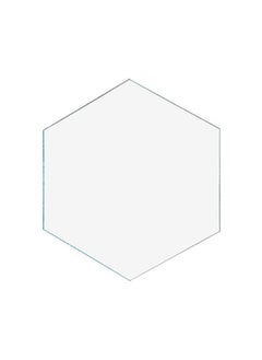 Buy LAMSIT IBDAA Acrylic Hexagon 3mm Thick Pack of 16 (18.4 x 16.9 cm, Clear) in UAE