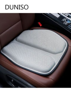 LARROUS Car Seat Cushion - Comfort Memory Foam Seat Cushion for Car Seat  Driver, Tailbone (Coccyx) Pain Relief, Car Seat Cushions for Driving (Gray)