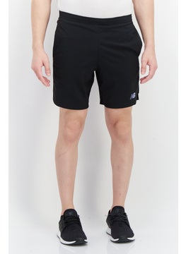 اشتري Men Athletic Fit Drawstring Running Short, Black في السعودية