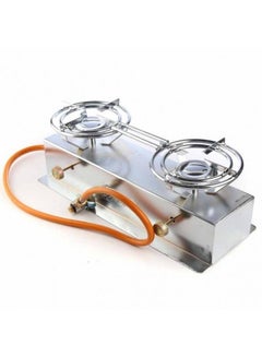 Buy Two-burner portable gas stove for camping and trips in Saudi Arabia