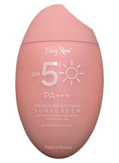 Buy Fairy Skin Premium Brightening Sunscreen SPF 50 PA +++（50g） in Saudi Arabia